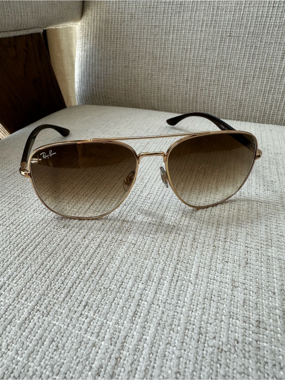 Square Lens Gold Ray Bans